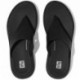 SANDALEN FITFLOP FW4 F-MODE LTH FLATFORM TOE-PO BLACK