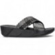 FITFLOP SANDALEN LULU SILKY WEAVE BLACK