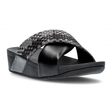 FITFLOP SANDALEN LULU SILKY WEAVE BLACK