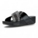 FITFLOP SANDALEN LULU SILKY WEAVE BLACK