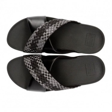 FITFLOP SANDALEN LULU SILKY WEAVE BLACK