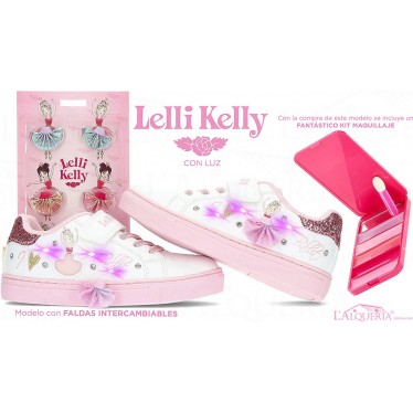 SPORT LELLY KELLY MIT LEICHTEN AUSTAUSCHRÖCKEN LKAL-2284 BLANCO_ROSA