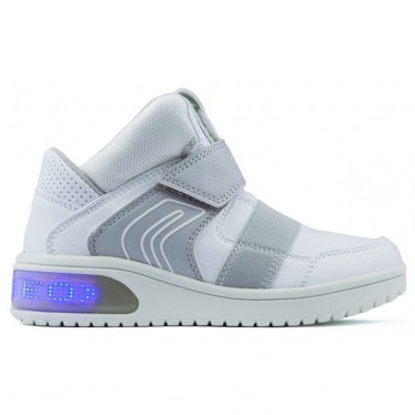 Booties Lichter GEOX JR XLED BOY WHITE