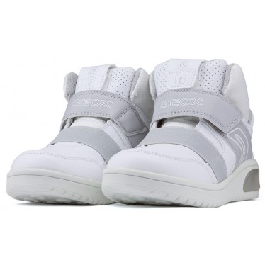 Booties Lichter GEOX JR XLED BOY WHITE