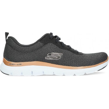 SKECHERS 149303 BRILLIANT VIEW SNEAKERS BLACK_GOLD