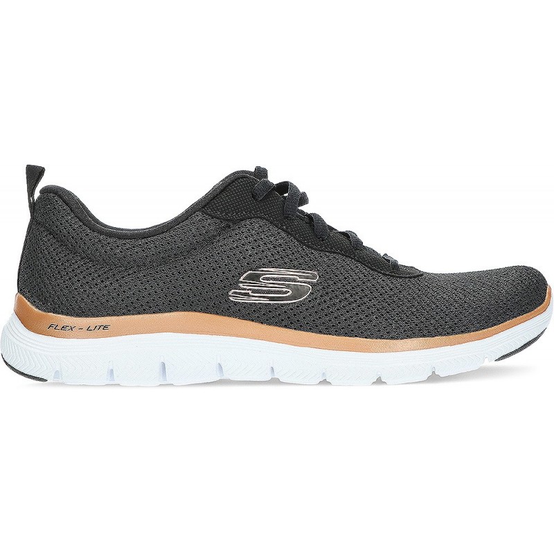 SKECHERS 149303 BRILLIANT VIEW SNEAKERS BLACK_GOLD