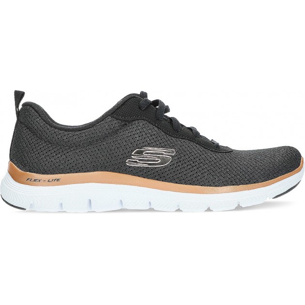 SKECHERS 149303 BRILLIANT VIEW SNEAKERS BLACK_GOLD