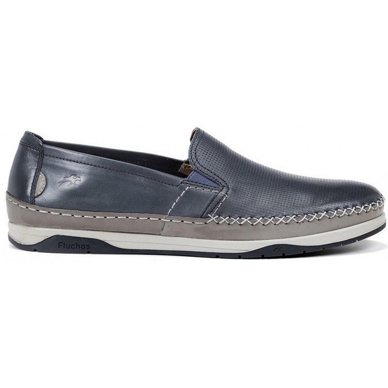 FLUCHOS F0814 HAVANA KENDAL MOCASIN MAN LAGO_GRIS