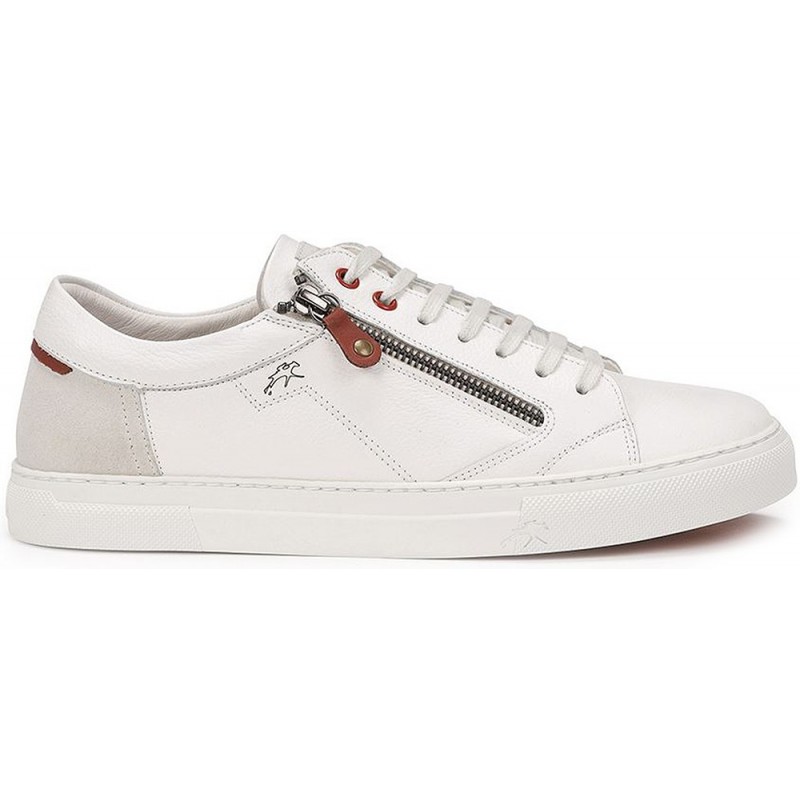 HERREN FLUCHES INDIANERSCHUHE F1410 BLANCO
