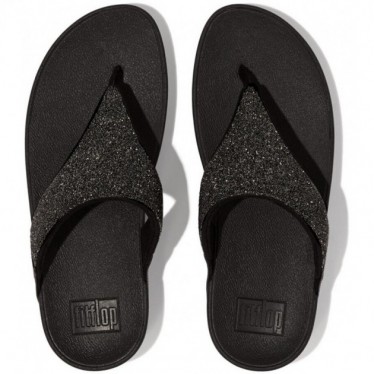 FITFLOP GB4 LULU OPUL Zehensteg-Sandalen BLACK