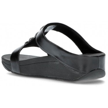 FITFLOP FEINE SANDALEN SPARKLE SLIDES BLACK