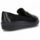 FITFLOP SUPERSKATE FRINGE EI6 MOKASSINS BLACK