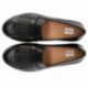 FITFLOP SUPERSKATE FRINGE EI6 MOKASSINS BLACK