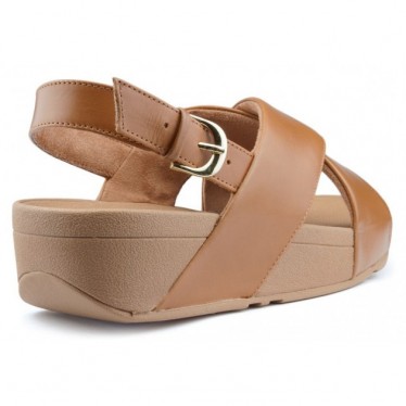 SANDALEN FITFLOP LULU CROSS RÜCKSEITE K03 BROWN