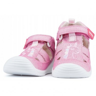 Sandalen BIOMECANICS LEINWAND BABY ANAIS FUCSIA