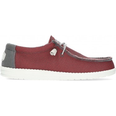 DUDE WALLYSOXTRIPLE LOAFERS RED