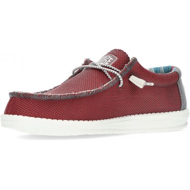 DUDE WALLYSOXTRIPLE LOAFERS RED