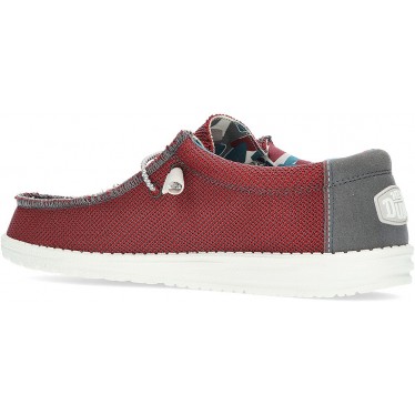 DUDE WALLYSOXTRIPLE LOAFERS RED