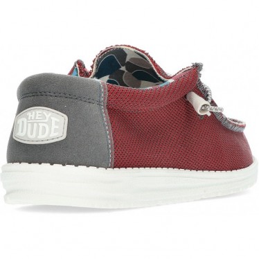 DUDE WALLYSOXTRIPLE LOAFERS RED