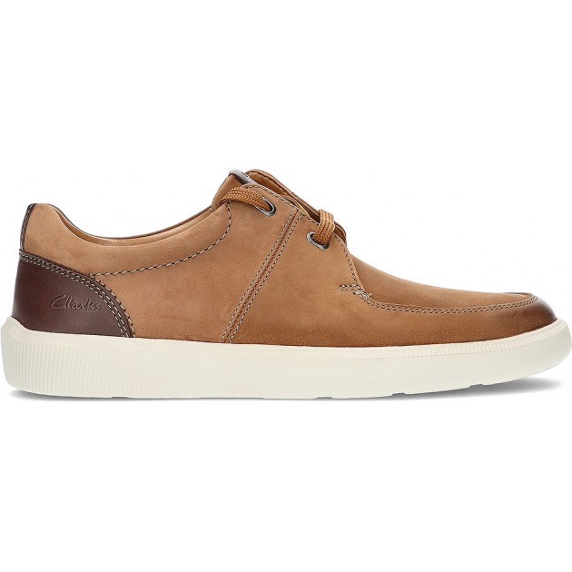 CLARKS CAMBRO SCHUHE AUS NUBUKSPITZE TAN CLARKS CAMBRO SCHUHE AUS NUBUKSPITZE TAN