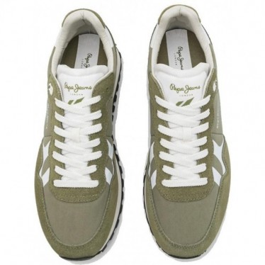 SPORTIVA PEPE JEANS PMS40005 BRIT-ON PRINT M LAUREL_GREEN