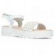 MTNG 48230 GEFLOCHTENE SANDALEN BLANCO