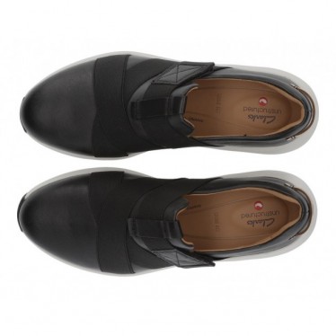 CLARKS UN RIO STRAP SNEAKERS BLACK