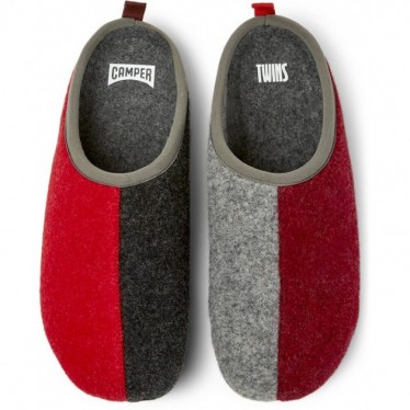 SLIPPER CAMPER ZWILLINGE K100824 RED