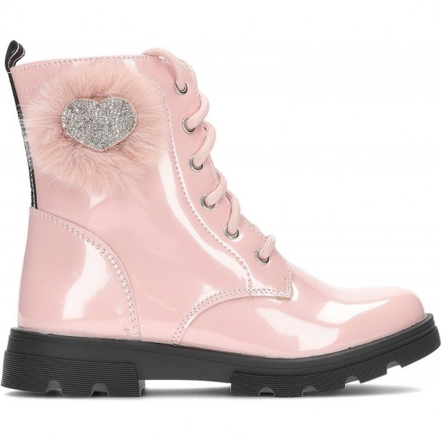 CONGUITOS SCHNÜRSTIEFEL MIT POMPOM 305029 PINK CONGUITOS SCHNÜRSTIEFEL MIT POMPOM 305029 PINK