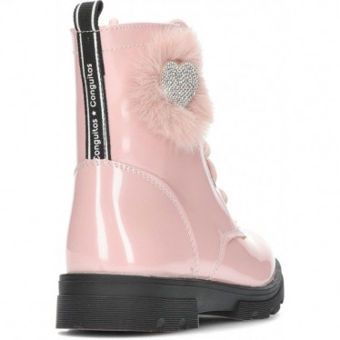 CONGUITOS SCHNÜRSTIEFEL MIT POMPOM 305029 PINK