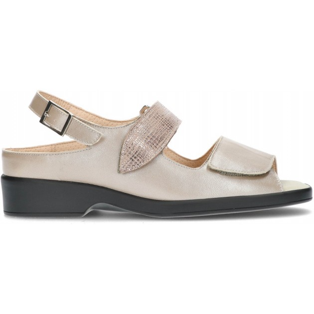 DTORRES ANIA19 ANATOMISCHER SANDAL MIT VELCRO TOSTADO DTORRES ANIA19 ANATOMISCHER SANDAL MIT VELCRO TOSTADO