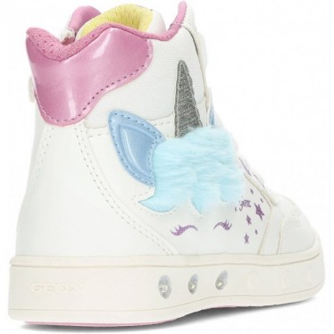 STIEFELETTEN GEOX J. SKYLIN GLITTER J368WC BLANCO
