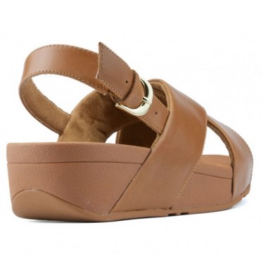 SANDALEN FITFLOP LULU CROSS RÜCKSEITE K03 CARAMEL