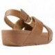 SANDALEN FITFLOP LULU CROSS RÜCKSEITE K03 CARAMEL