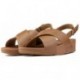 SANDALEN FITFLOP LULU CROSS RÜCKSEITE K03 CARAMEL