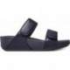 SANDALEN FITFLOP FV6 LULU VERSTELLBARE LEDER-SANDALEN MIDNIGHT_NAVY