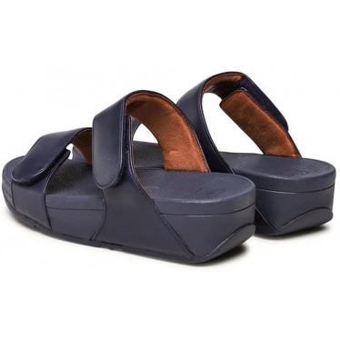 SANDALEN FITFLOP FV6 LULU VERSTELLBARE LEDER-SANDALEN MIDNIGHT_NAVY