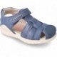 SANDALEN AUS BIOMECHANISCHEM LEDER 232257 PETROL