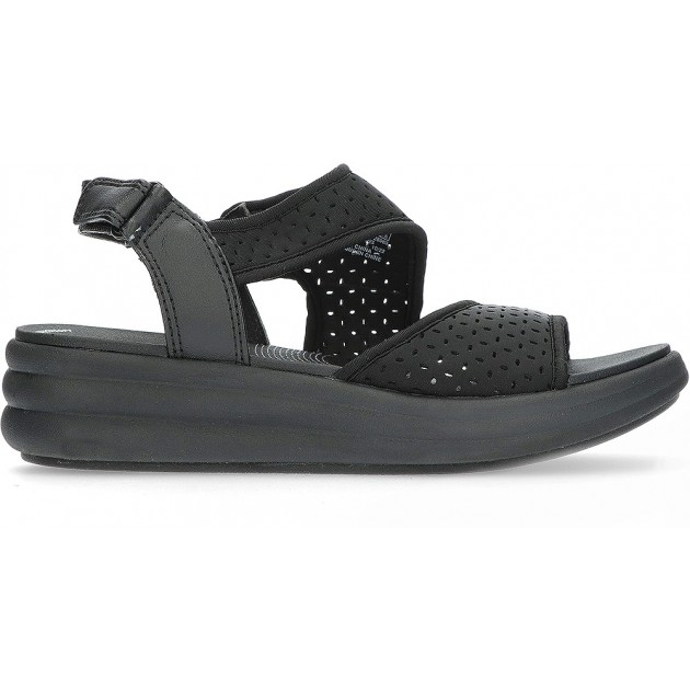CLARKS DRIFTFERN SANDALEN BLACK CLARKS DRIFTFERN SANDALEN BLACK