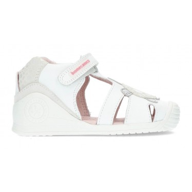 MÄDCHEN BIOMECANICS SANDALEN 212109 BLANCO