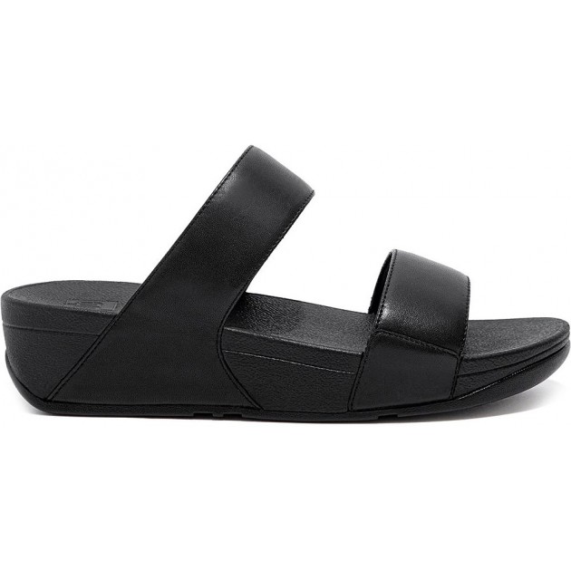 SANDALEN FITFLOP LULU SLIDE ED4 BLACK SANDALEN FITFLOP LULU SLIDE ED4 BLACK