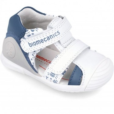 BIOMECANICS FIRST STEPS SANDALEN 242127 BEDRUCKT BLANCO