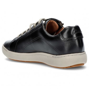 CLARKS NALLE SNEAKERS AUS SPITZE BLACK