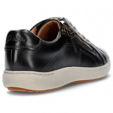 CLARKS NALLE SNEAKERS AUS SPITZE BLACK