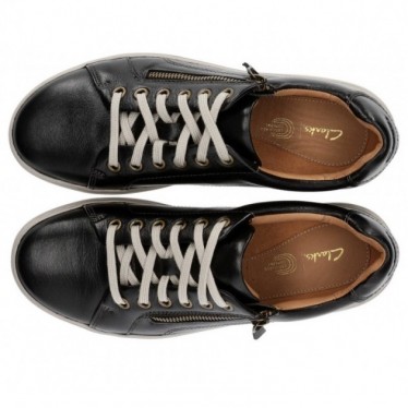 CLARKS NALLE SNEAKERS AUS SPITZE BLACK