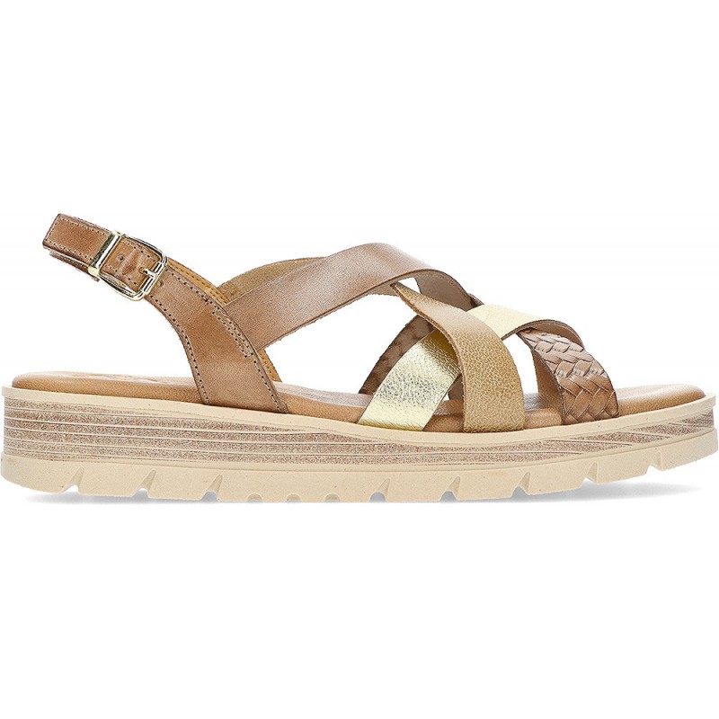 PORTRONET SANDALEN 2925 TAUPE_PLATINO