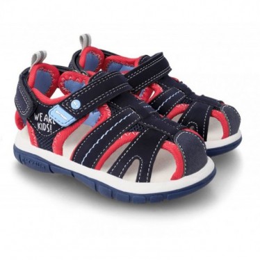 GARVALIN GESCHLOSSENE SANDALEN 232805 NAVY_RED