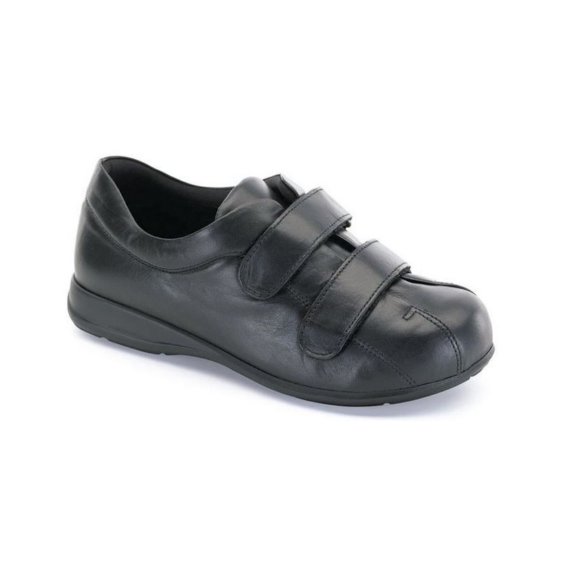 Unisex Velcro CALZAMEDI diabetischen Fuß NEGRO