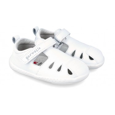 GARVALÍN LEDERSANDALEN 242323-B BLANCO