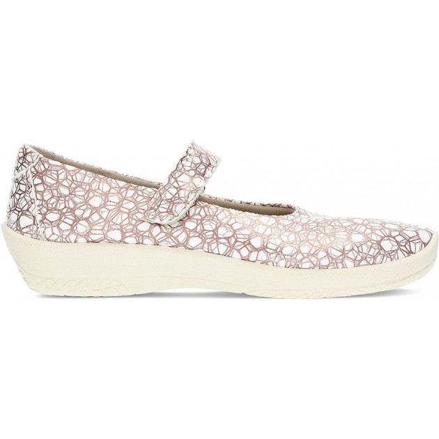ARCOPEDIC ELASTIC BALLERINAS 4043 WHITE ARCOPEDIC ELASTIC BALLERINAS 4043 WHITE